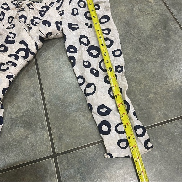 Rare Vintage 80's Flora Kung Dress Designer Silk Sz 12 Ruches Waist Pokadot Boho - Picture 8 of 10